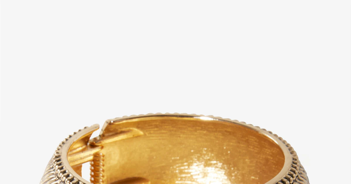 Engraved Bangle - Gold | Boston Proper | Boston Proper