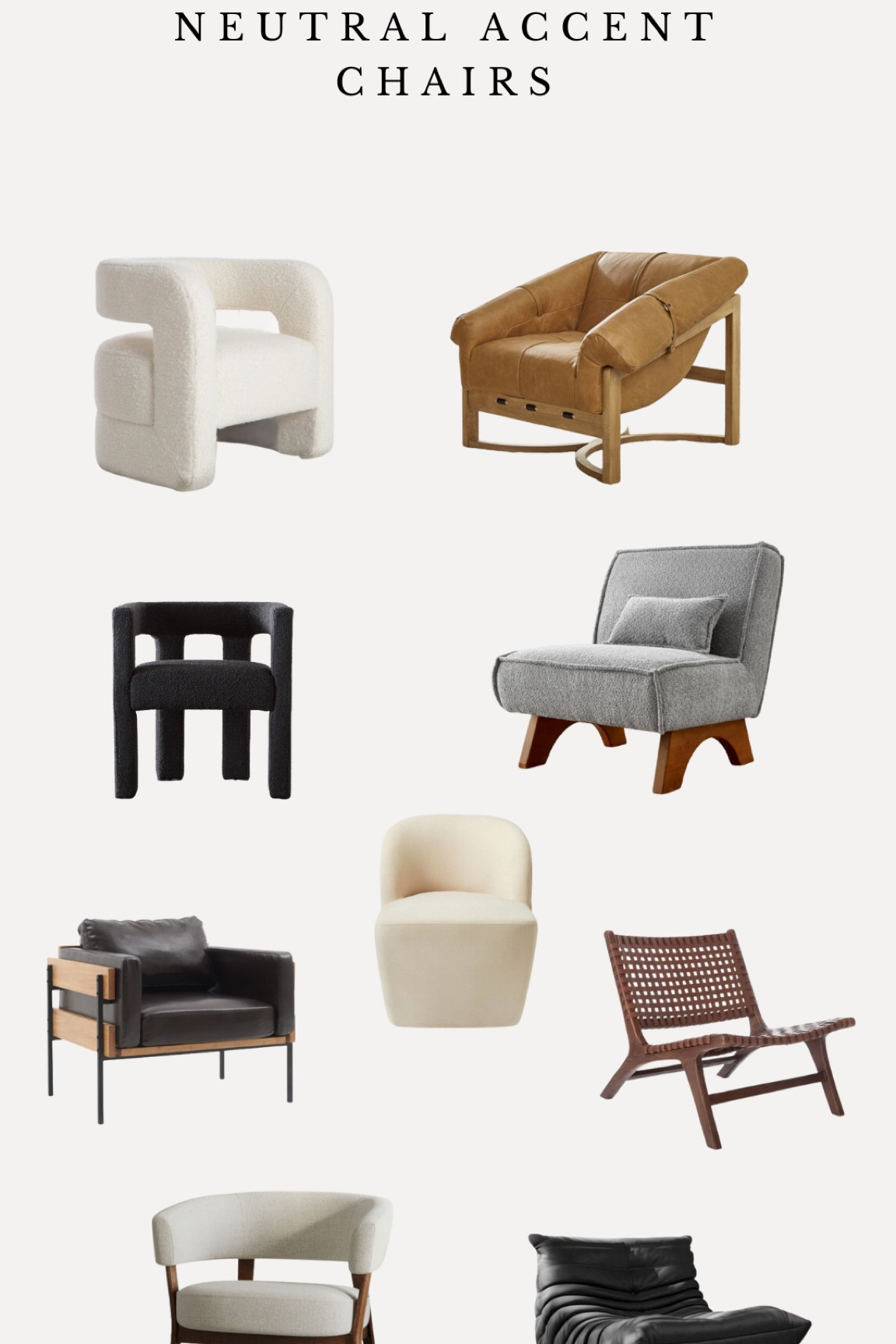 Neutral Accent Chairs! 🥰

#LTKhome