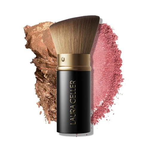 LAURA GELLER NEW YORK Cosmetic Professional Makeup Brushes - Cruelty-Free 02 Retractable Angled Kabuki Brush | Amazon (US)