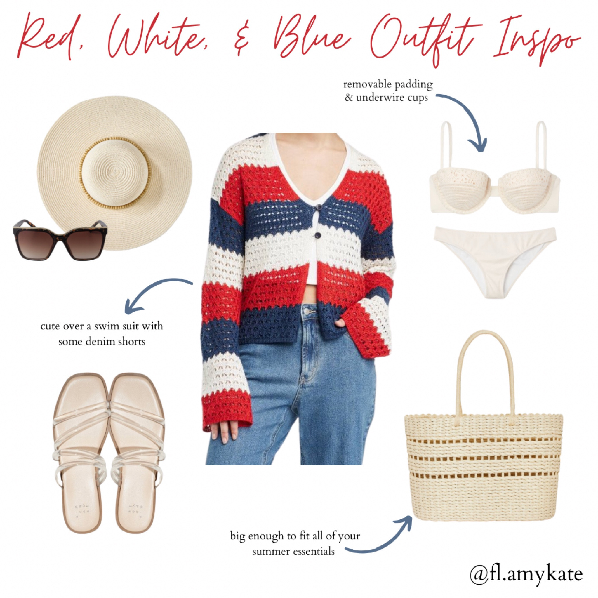 Patriotic Outfit | Americana Outfit | Memorial Day Outfit | July 4th Outfit | Target Sweater | Target Style


#LTKstyletip #LTKSeasonal #LTKunder50