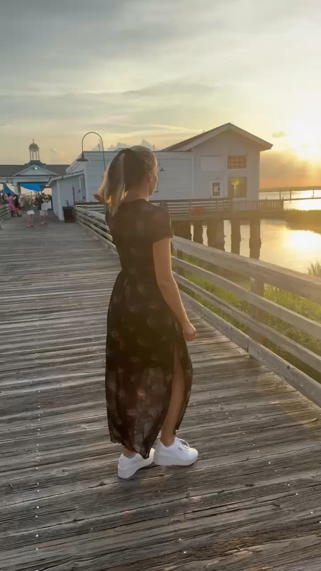 The perfect modest outfit for dinner out in the summer heat for an all black, everything kind of girl 🖤

#LTKWedding #LTKBeauty