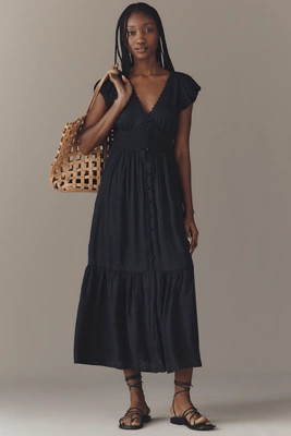The Peregrine Silky Midi Dress | Anthropologie (US)