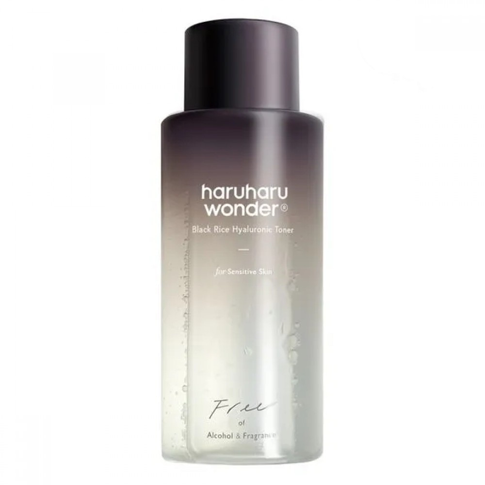 haruharu wonder - Black Rice Hyaluronic Toner - Fragrance Free - 300ml | STYLEVANA