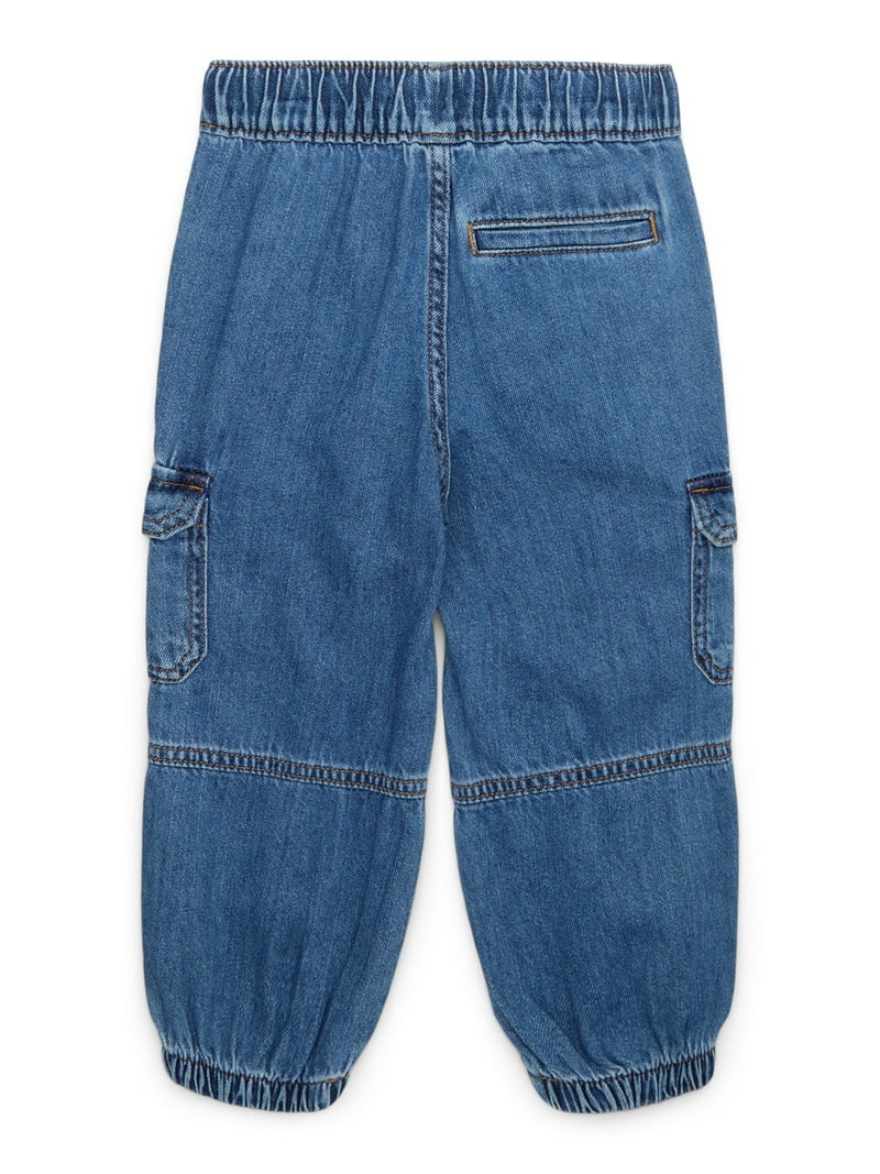 Wonder Nation Toddler Boys' Cotton Cargo Jogger Pants, Sizes 12M-5T | Walmart (US)