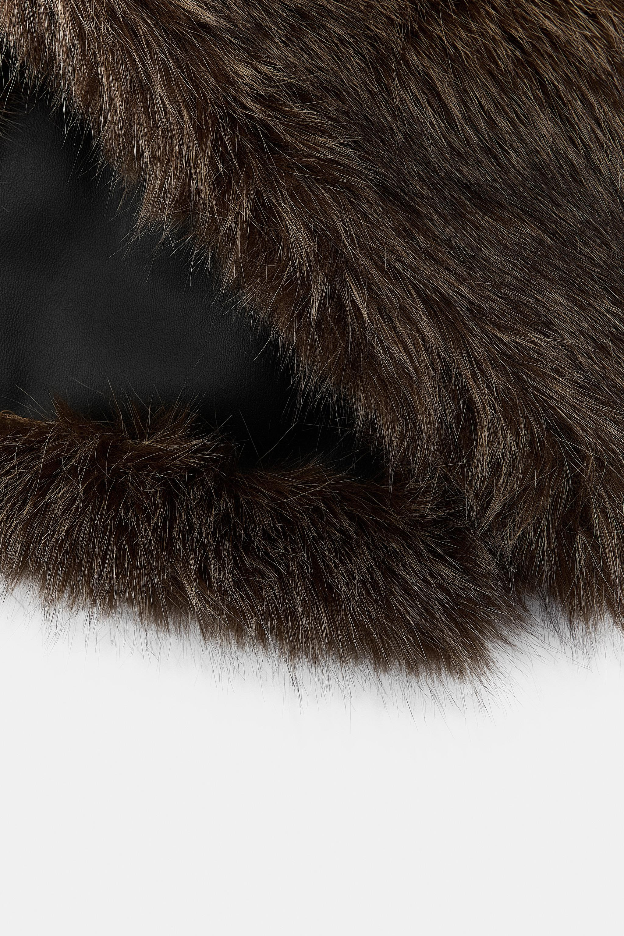 COMBINATION FAUX FUR SCARF | Zara US
