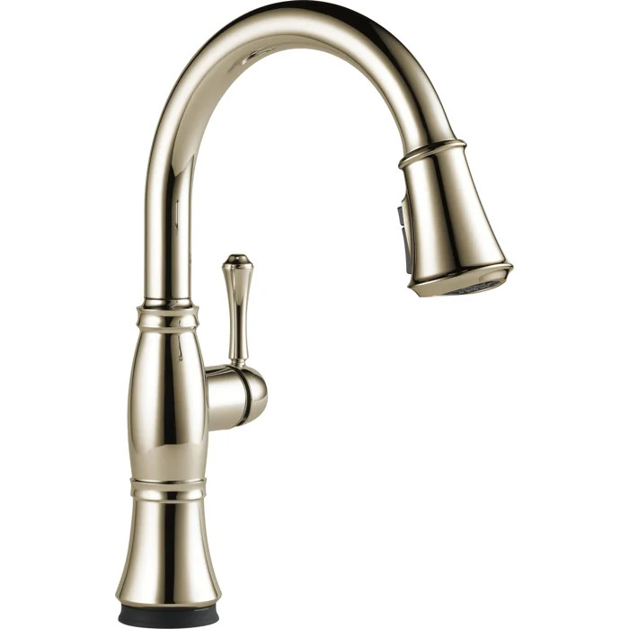 9197T-PN-DST Cassidy Pull Down Touch Single Handle Kitchen Faucet with and MagnaTite® Docking, T... | Wayfair North America