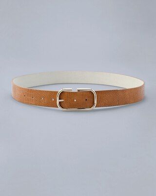 The Perfect Oval Buckle Belt | White House Black Market