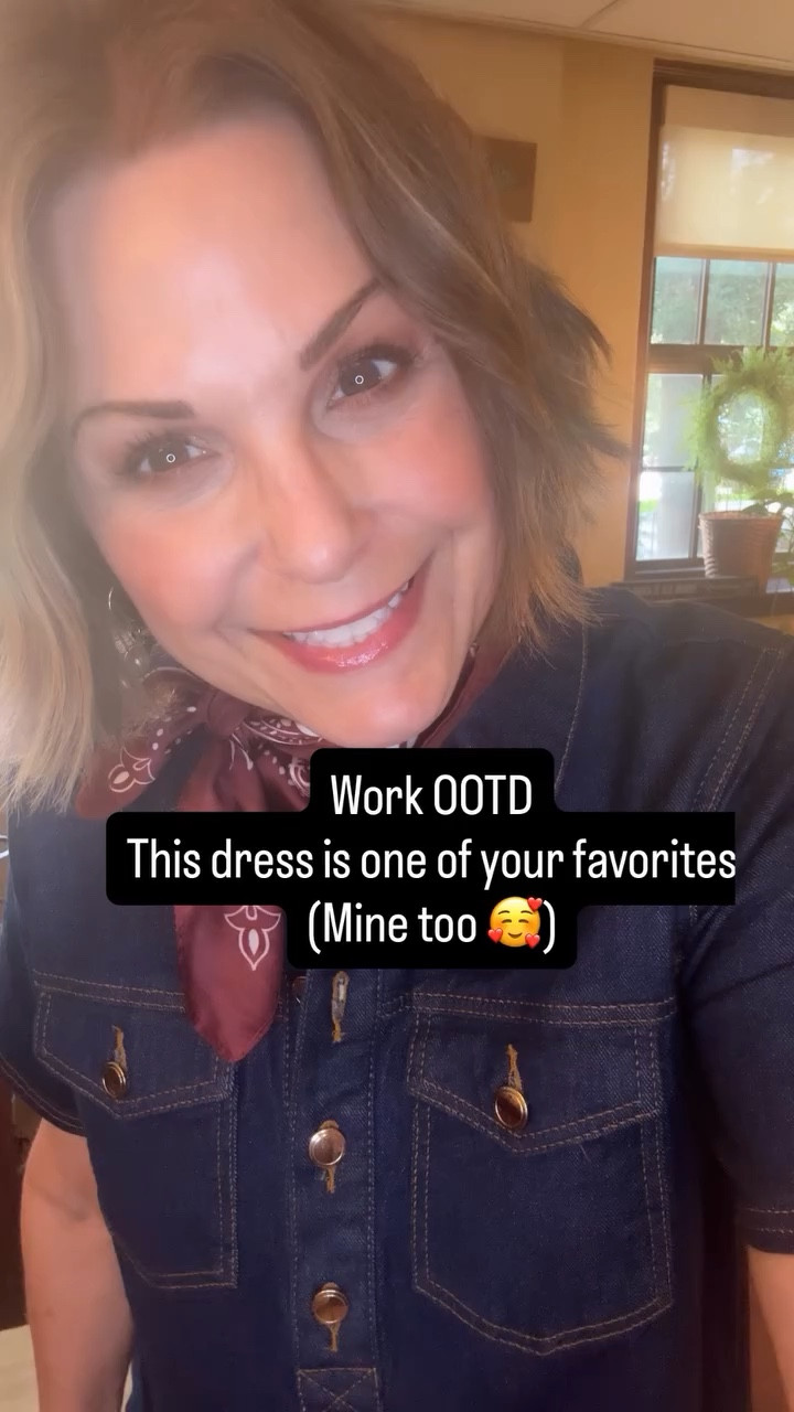 This dress! You love it and so do I- I will link this exact dress if it is in stock and other options as well! Linked in my stories and my LTK shop. Comment “dress” and I will send you the link to shop! #workdresses #springfit #springishere #springdresses👗 #loftdresses @loft