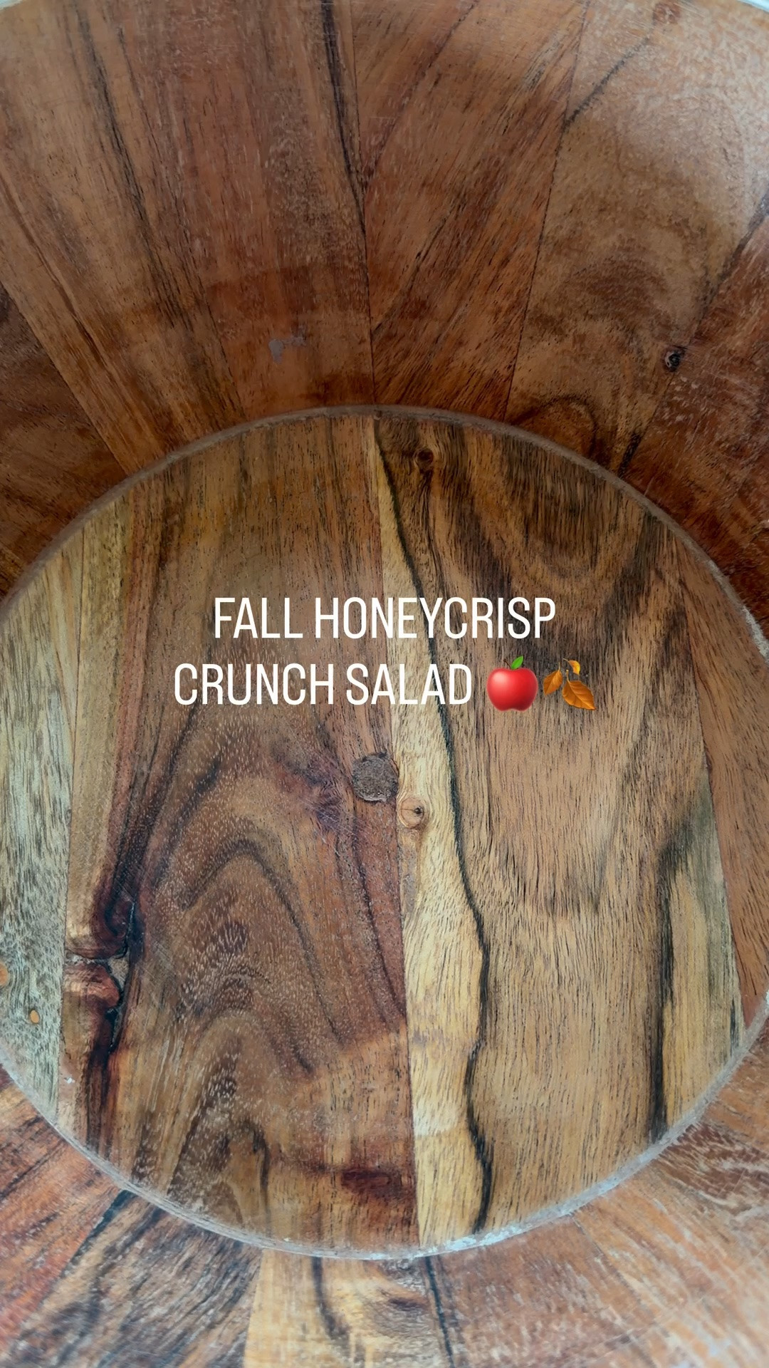 I can’t believe we’re already in FALL y’all!! 🍎🍂🥹 Give me all the cozy vibes, crisp apples & fall flavors from here on out. 🤎 (even though we’re still in the 90s here in Louisiana)

This Fall Honeycrisp Crunch Salad is sweet, salty, crunchy, tangy and basically fall in a bowl. And that maple-Dijon dressing?! 🤌🏻 SAVE this one for your next fall gathering!

FALL HONEYCRISP CRUNCH SALAD 🍎🍂

🍎 3 Honeycrisp apples, chopped
🍇 1½ cups red grapes, halved
🌿 2 celery stalks, thinly sliced
½ cup dried cranberries
½ cup toasted pecans, roughly chopped
½ cup crumbled feta
Fresh parsley, chopped

MAPLE-DIJON DRESSING 🍁
3 tbsp extra virgin olive oil
2 tbsp apple cider vinegar
1½ tbsp pure maple syrup
1 tbsp Dijon mustard
Squeeze of fresh lemon
Salt + freshly cracked black pepper

Add everything to a big bowl, pour over the dressing, toss it all together & ENJOY! 🍎🤎

Easy swaps: Goat cheese instead of feta • walnuts instead of pecans • green grapes instead of red • dried cherries instead of cranberries. And if you’re not a parsley person, just leave it out! 🙌🏻

Who else is READY for all the cozy fall recipes?! 🍂🕯️🤎

#fallsalad #apple #fall #easyrecipes #saladrecipe

#LTKSeasonal #LTKfoodie #LTKdayinmylife
