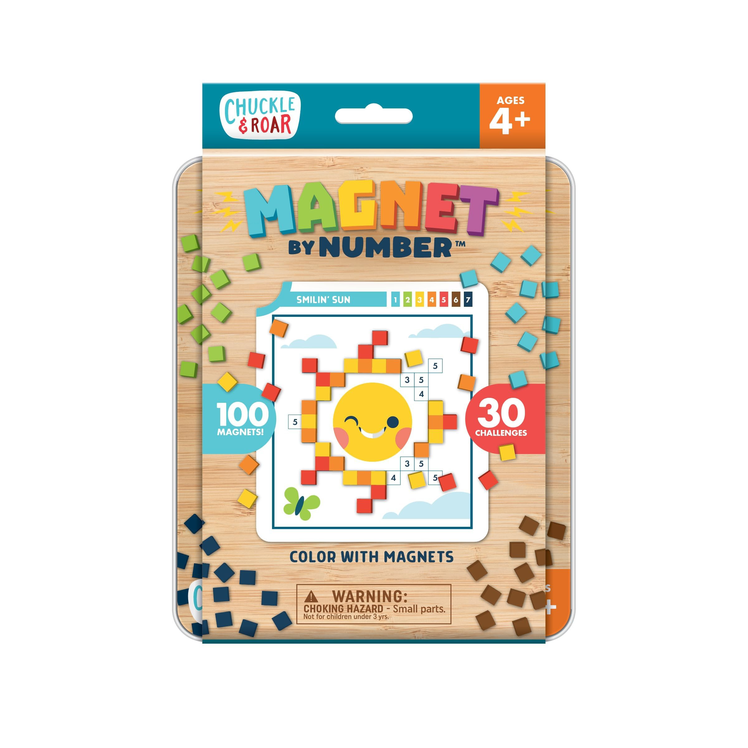 Chuckle & Roar Magnetic Puzzle Kit Magnet by Number Edition | Amazon (US)