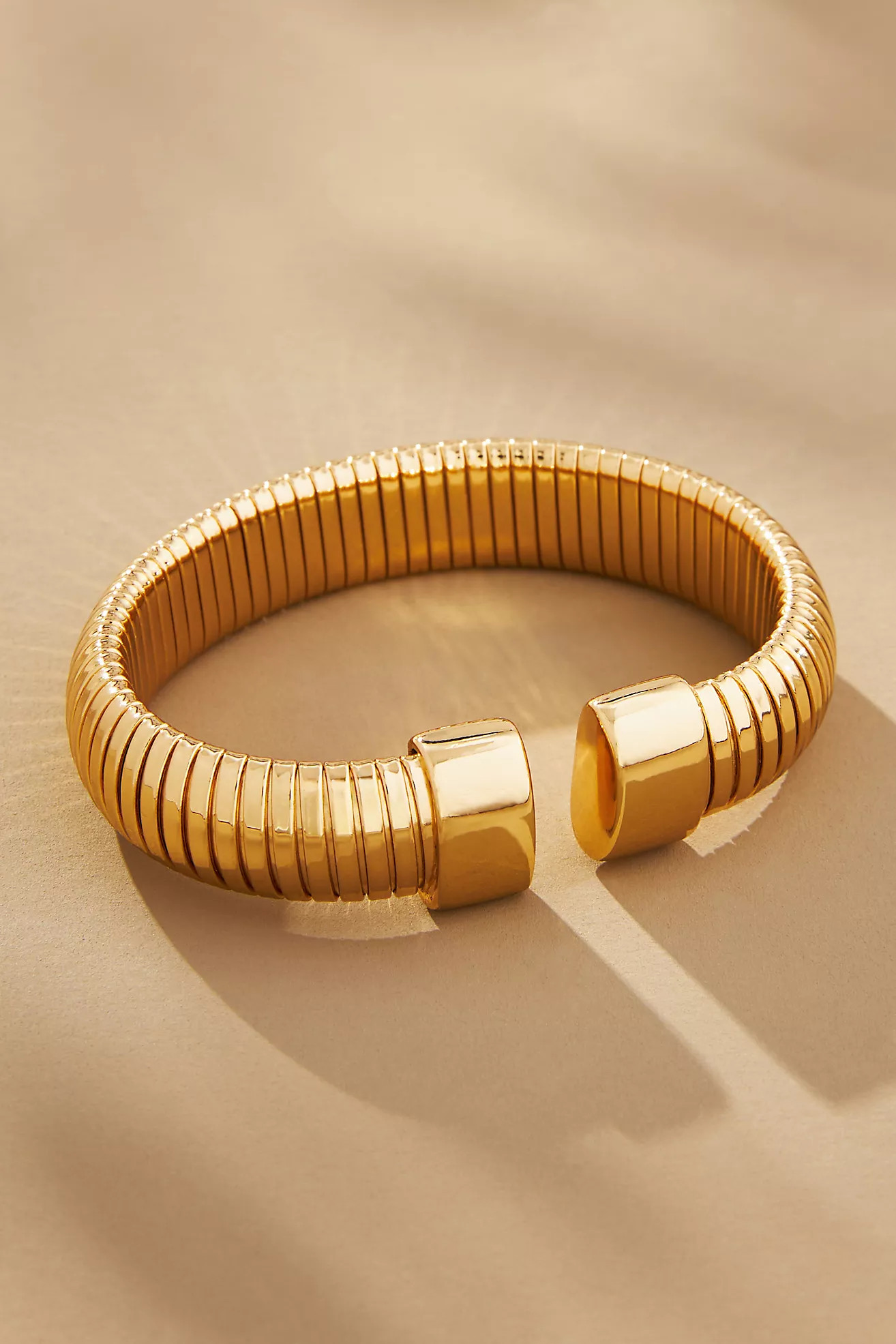 Chunky Ribbed Stretch Bracelet | Anthropologie (US)