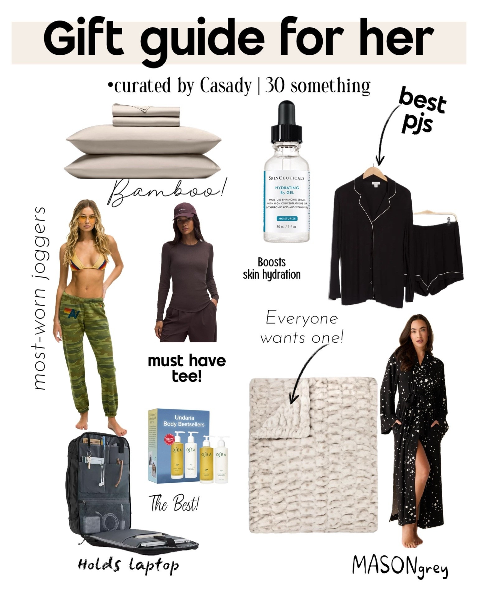 Casady’s picks for gifts for her 

#LTKHoliday #LTKselfcare #LTKGiftGuide