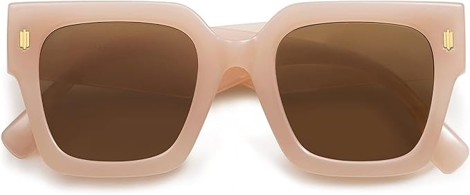 SOJOS Vintage Oversized Square Sunglasses for Women,Retro Womens Luxury Big Sun Glasses UV400 Pro... | Amazon (US)