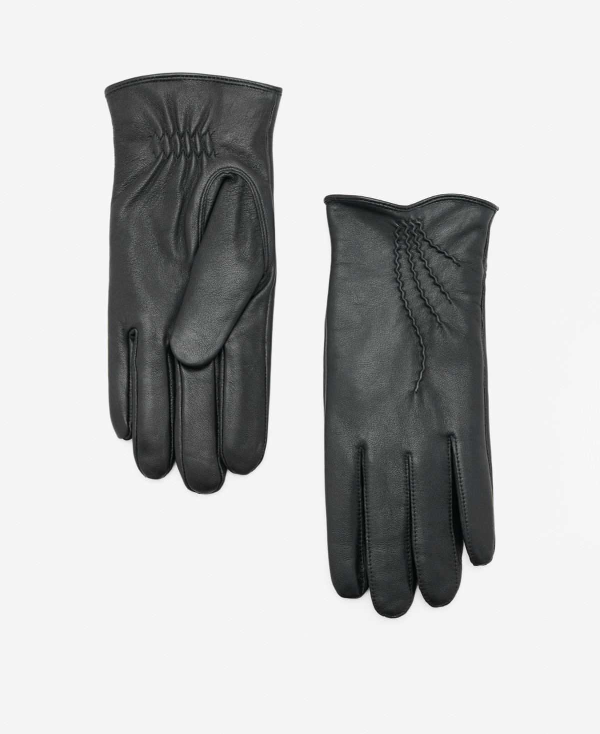 Mango Women's Leather Gloves - Black | Macy's