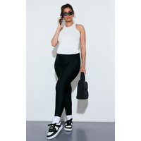 Maternity Black Sculpt Luxe Leggings | PrettyLittleThing CAN