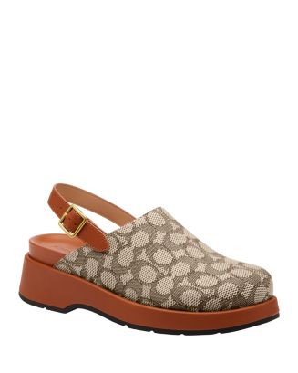 COACH Women's Sculpted C Signature Clogs  | Bloomingdale's Shoes | Bloomingdale's (US)