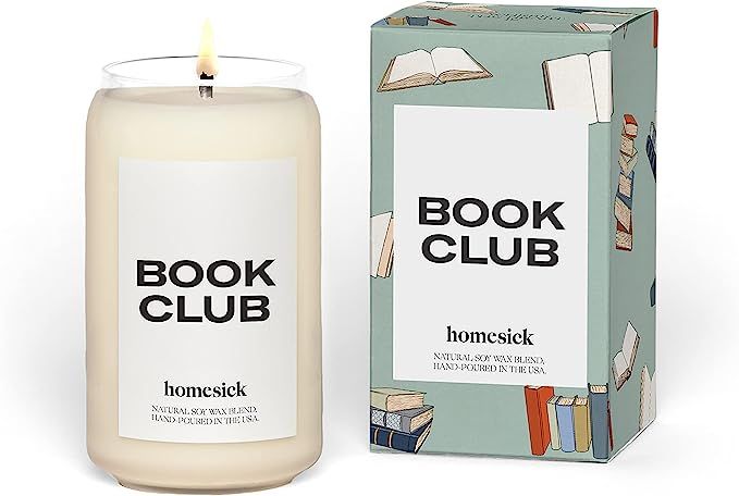 Homesick Scented Candle, Book Club - Scents of Orange, Nutmeg, 13.75 oz | Amazon (US)