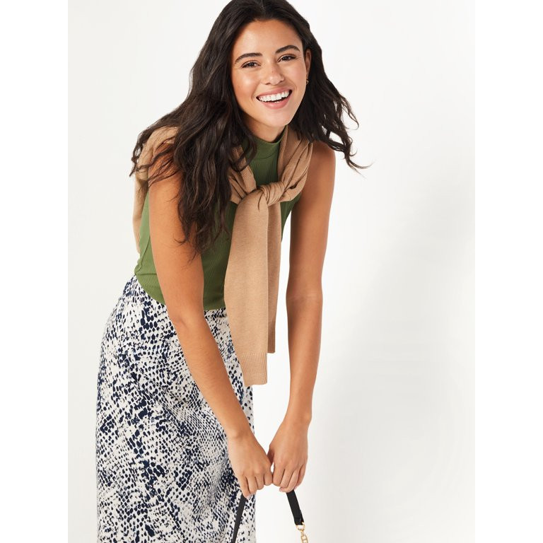 Time and Tru Women's Open Front Cardigan Sweater | Walmart (US)