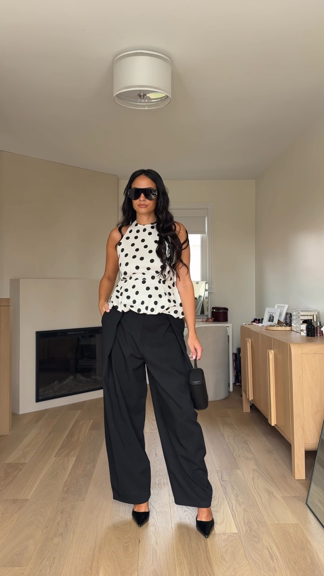 Wearing a medium top and a size large in the pants I had to size up in these!! the heels fit criticize the little bag and sunglasses are from Amazon and I will link those separate!! or you can shop them on my Amazon storefront

#LTKsummer #LTKcanada #LTKstyletip