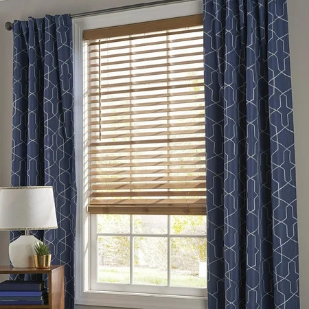 Better Homes and Garden 2 Faux Wood Cordless Blind Oak | Walmart (US)