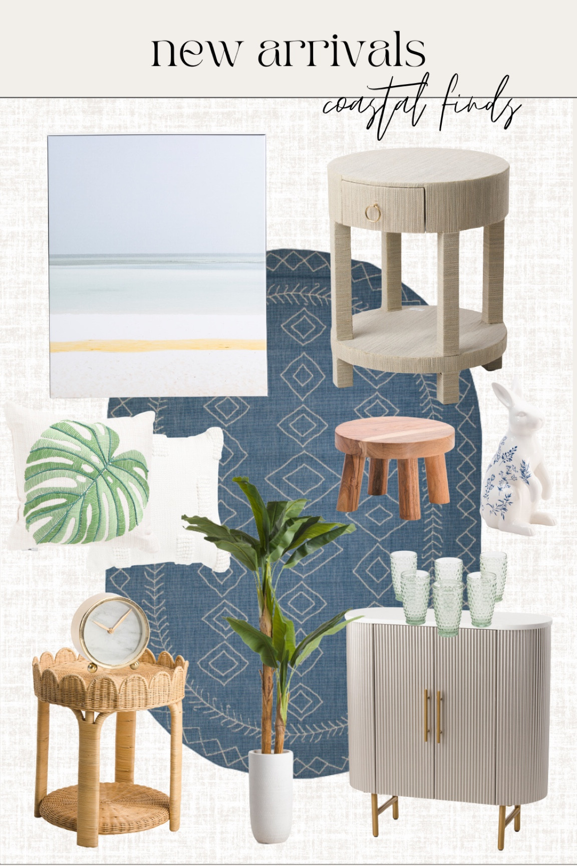 Tjmaxx new spring arrivals coastal finds 

#LTKhome #LTKSeasonal #LTKFind