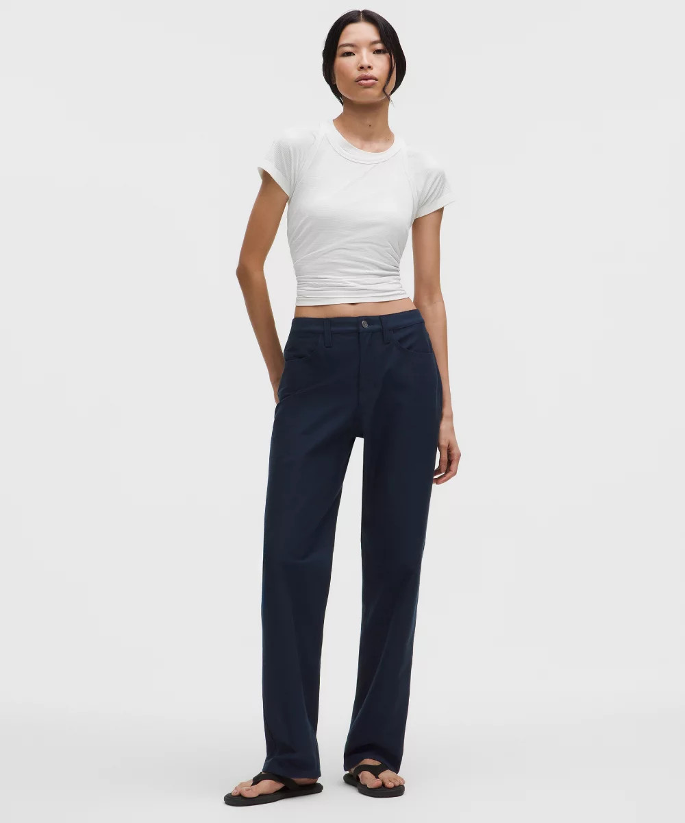 EasyFive Mid-Rise Relaxed-Straight Pant   Short | lululemon (AU)