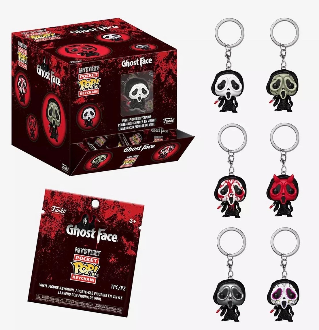 Ghostface blind bag keychains. 6 different styles. Which one is your favorite? Perfect to add to your bag for Halloween season

#LTKSeasonal