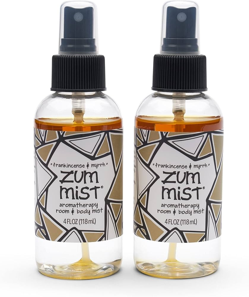 Zum Mist Room and Body Spray - Frankincense and Myrrh - 4 fl oz (2 Pack) | Amazon (US)