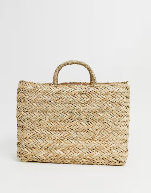 South Beach – Exklusive Stroh-Strandtasche | ASOS DE