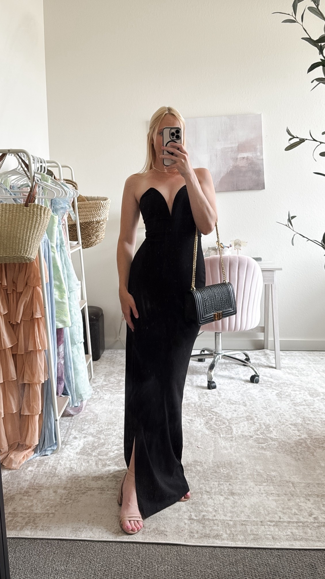 Lulus formal wedding guest dress option! 🖤

Black strapless maxi dress with side slit - wearing an XS. Thicker material that hugs your body, comfortable and has a silicone lining at the top so the dress doesn’t slip. Perfect length with heels, it’s a little long with flats. Cute to wear as a black tie wedding guest dress.

Wedding guest winter, formal wedding guest dress, black wedding guest dress, black tie wedding guest dress, black tie optional wedding guest dress, lulus wedding guest dress, classy wedding guest dress, formal dress, black dress, black maxi dress, formal winter wedding guest dress, formal wedding guest dress winter

#LTKWedding #LTKHoliday #LTKFindsUnder100