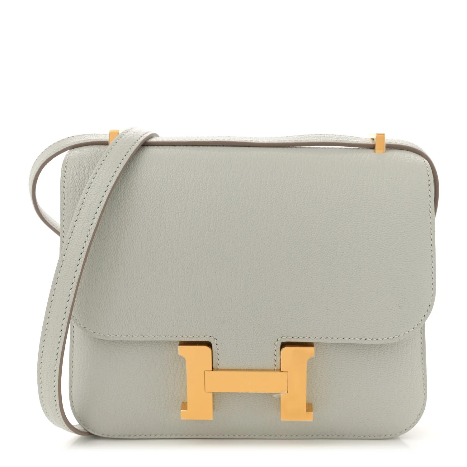 Chevre Mysore Constance 18 Gris Perle | FASHIONPHILE (US)