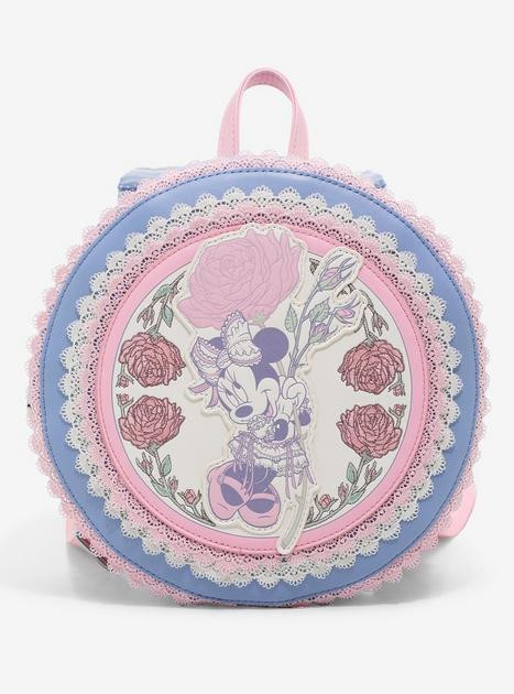Loungefly Disney Minnie Mouse Floral Lace Mini Backpack | BoxLunch | BoxLunch