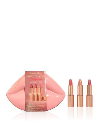 Charlotte Tilbury Charlotte's Iconic Hollywood Mini Lip Trio  | Bloomingdale's Gifts Under $50 | Bloomingdale's (US)