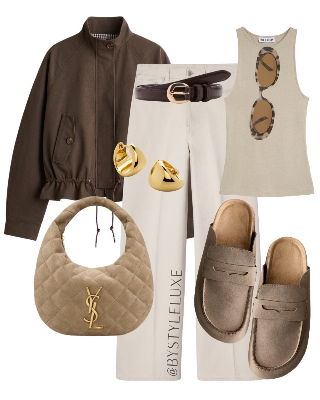 LOAFER MULES - Styling the best value spring mules with this new in H&M jacket for an everyday outfit. This jacket sold out on the dark beige and they just dropped the brown one! 

#jacket #springoutfit #jeans 

#LTKspring #LTKshoes #LTKjeans