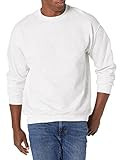 Hanes Men's Sweatshirt, EcoSmart Fleece Crewneck Sweatshirt, Cotton-Blend Fleece Sweatshirt, Plus... | Amazon (US)