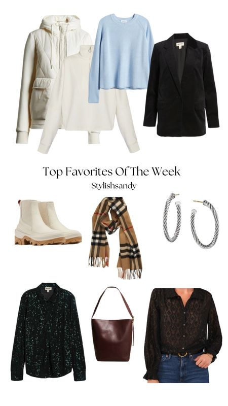 Your favorite items for the week! Sweaters, boots, hoops, jackets and sequins! 

#LTKHoliday #LTKGiftGuide #LTKover40