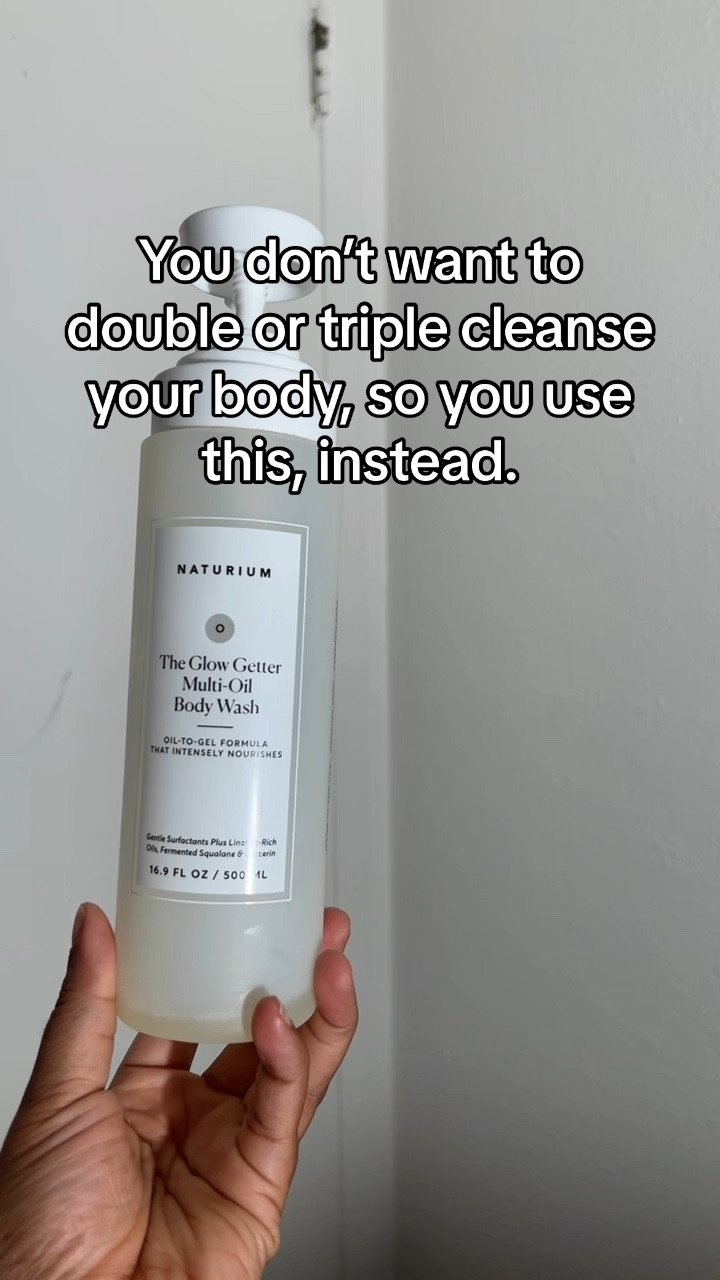 Naturium makes what I consider to be some of the best body products ever. The glowgetter multi-oil body wash made such a noticeable difference for me in skin hydration and I found myself constantly reaching for it. Having an exfoliant in your body routine is important and this salicylic acid body wash from Naturium is a win. It is not drying at all and really the best way to tackle dead skin cells and (surprise!) prevent the cycle of dryness! If you only want to use one body wash, the glowgetter one is it. It’s not fragrances, so you’re going to have to take care of smelling good yourself 😁. 

#LTKbeauty #LTKVideo