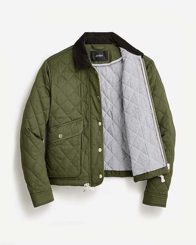 Limited-edition new cropped quilted Barn Jacket™ | J.Crew US