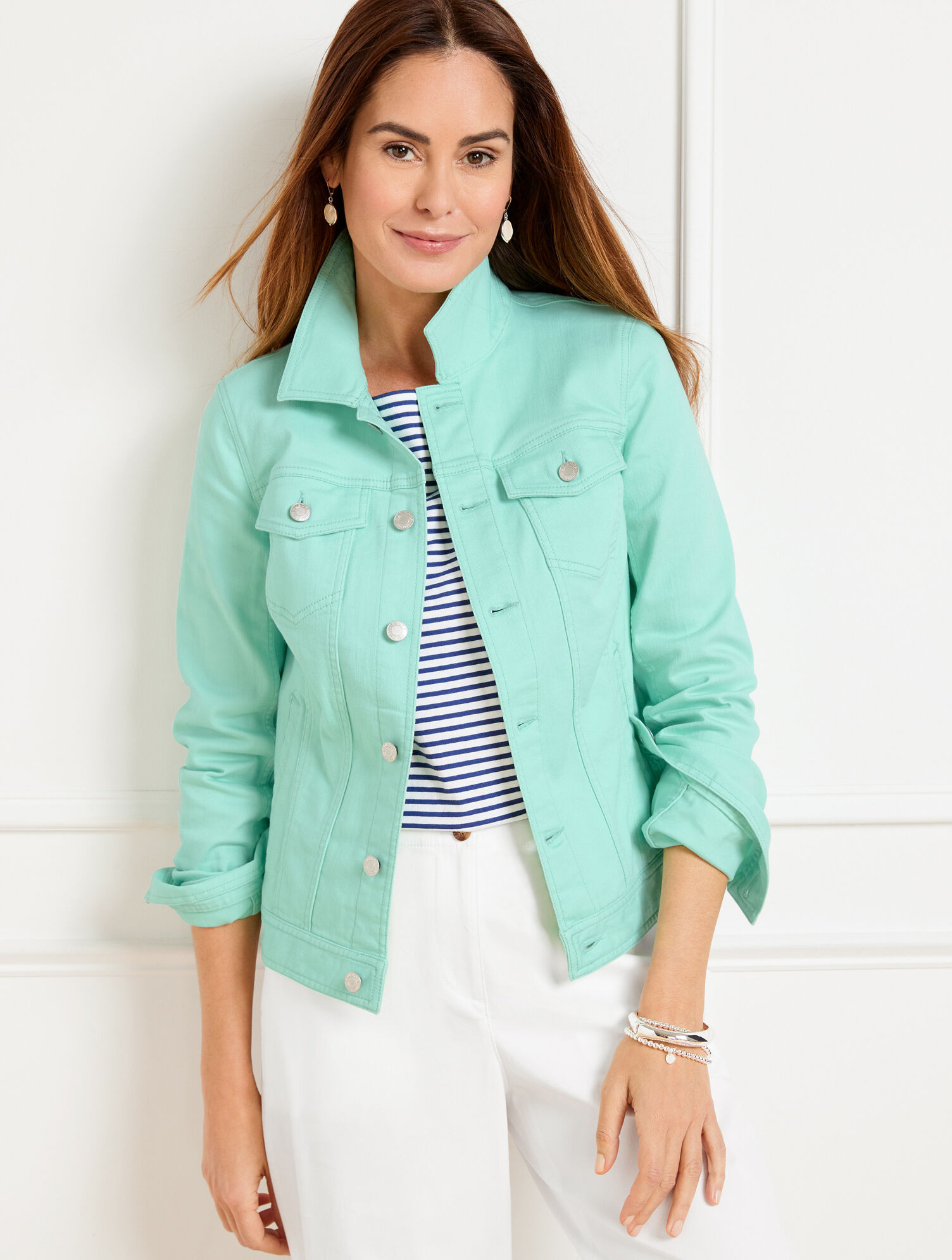 Classic Jean Jacket - Solids | Talbots