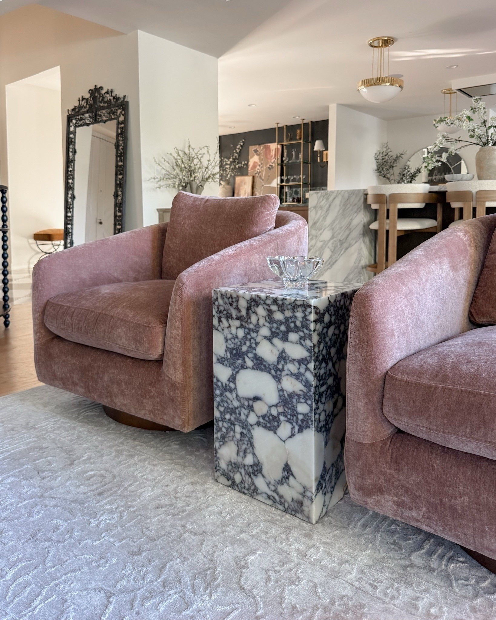 BEYOND OBSESSED with this stunning marble side table! This blew me away! I have the Calacatta Viola and it is better than I expected. Such a gorgeous high end piece for less!

#LTKvlog #LTKHome #LTKSeasonal