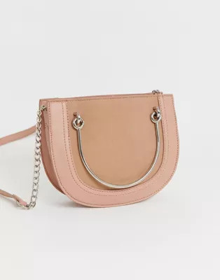 Warehouse – Umhängetasche mit Metallgriff, in Rosa | ASOS DE