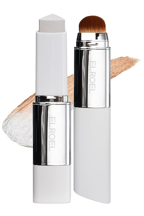 ELROEL Blanc Cover Cream Stick V White - Korean Color-Changing Foundation Stick with Volufiline -... | Amazon (US)