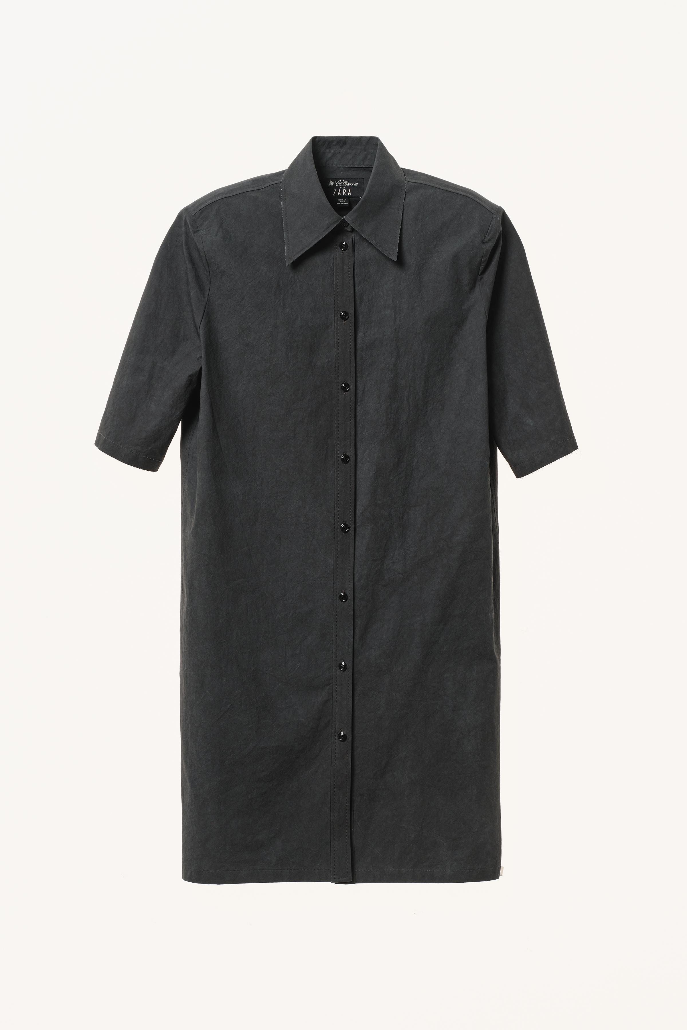 WILLY CHAVARRIA X ZARA SHOULDER PAD SHIRT DRESS | Zara US