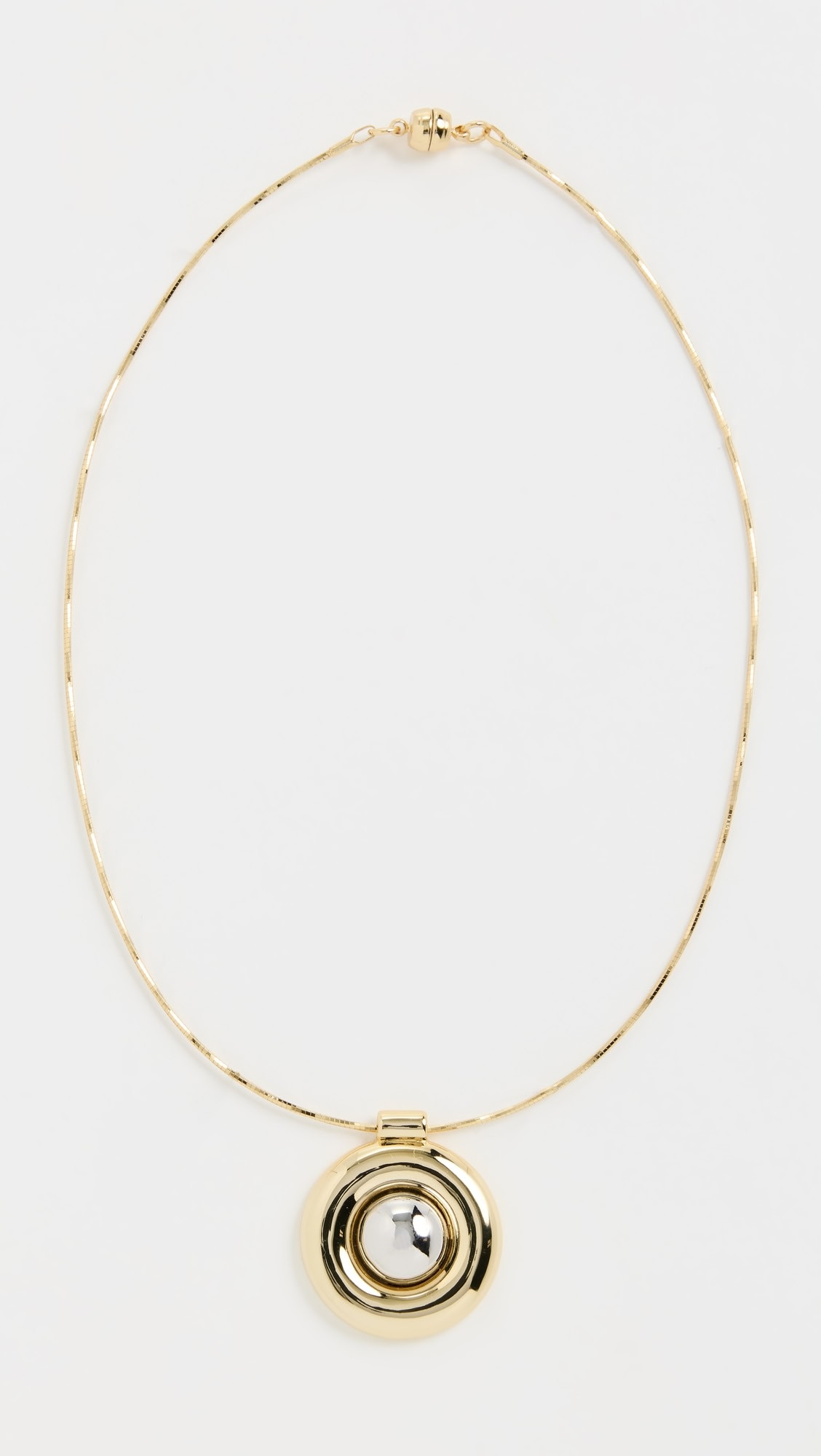 The Chrome Orb Pendant Necklace | Shopbop