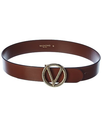Valentino by Mario Valentino Giusy Soave Leather Belt | Gilt