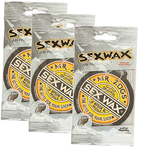 Sex Wax Air Freshener (3-Pack, Coconut) (Limited Edition) | Amazon (US)