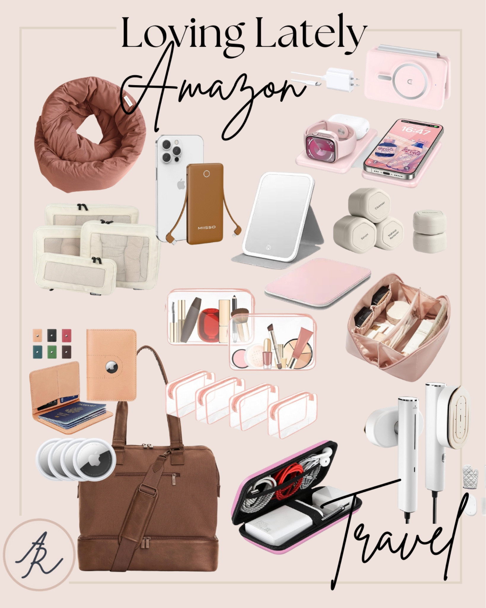 Travel essentials - have and love all of these products. - my carry on is cream- but my husbands is this color  

#LTKFindsUnder50 #LTKItBag #LTKTravel