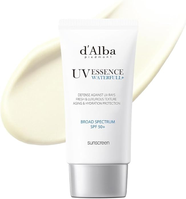 d'alba Piedmont Italian White Truffle Waterfull Essence Sunscreen, Vegan Skincare, Lightweight Su... | Amazon (US)