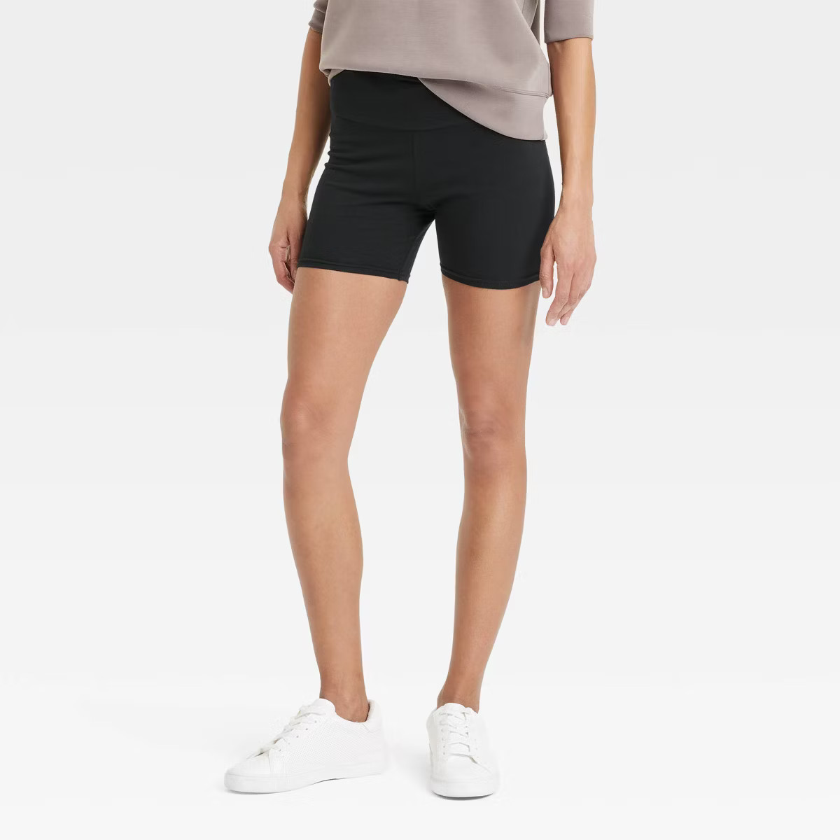 Women's High Rise Cotton 5" Inseam Bike Shorts - A New Day™ Black | Target