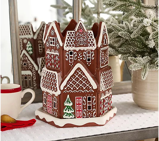 HomeWorx by Slatkin + Co. Gingerbread Village Luminary | QVC